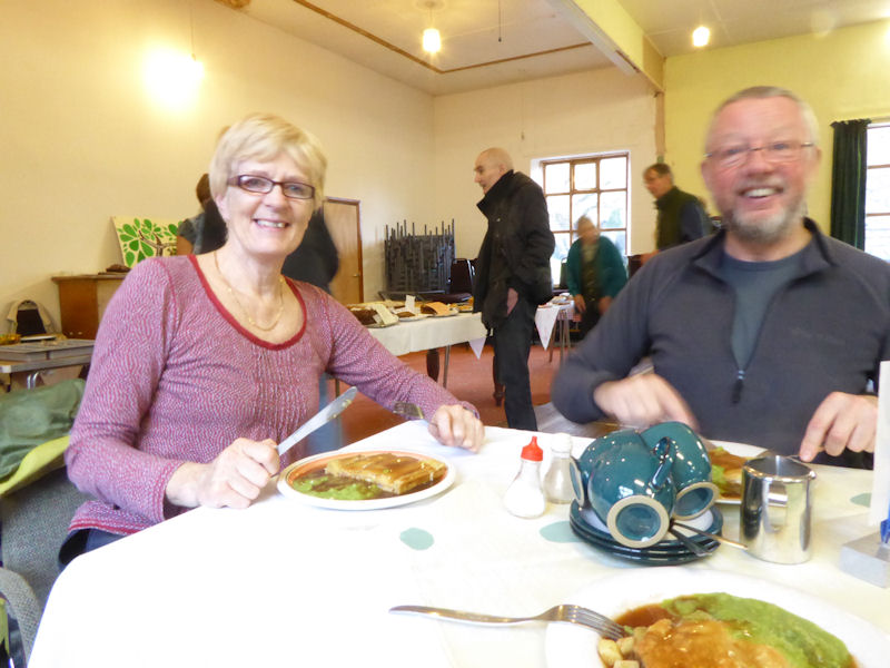 Pop up cafe at Glenridding village Hall, Sunday lunch being served. Photo by Mike Goodyer